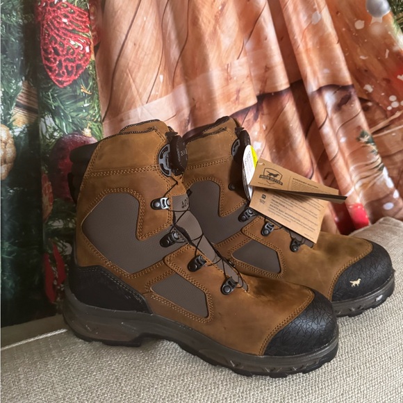 Irish Setter Men's Tan and Black Hiking Boots